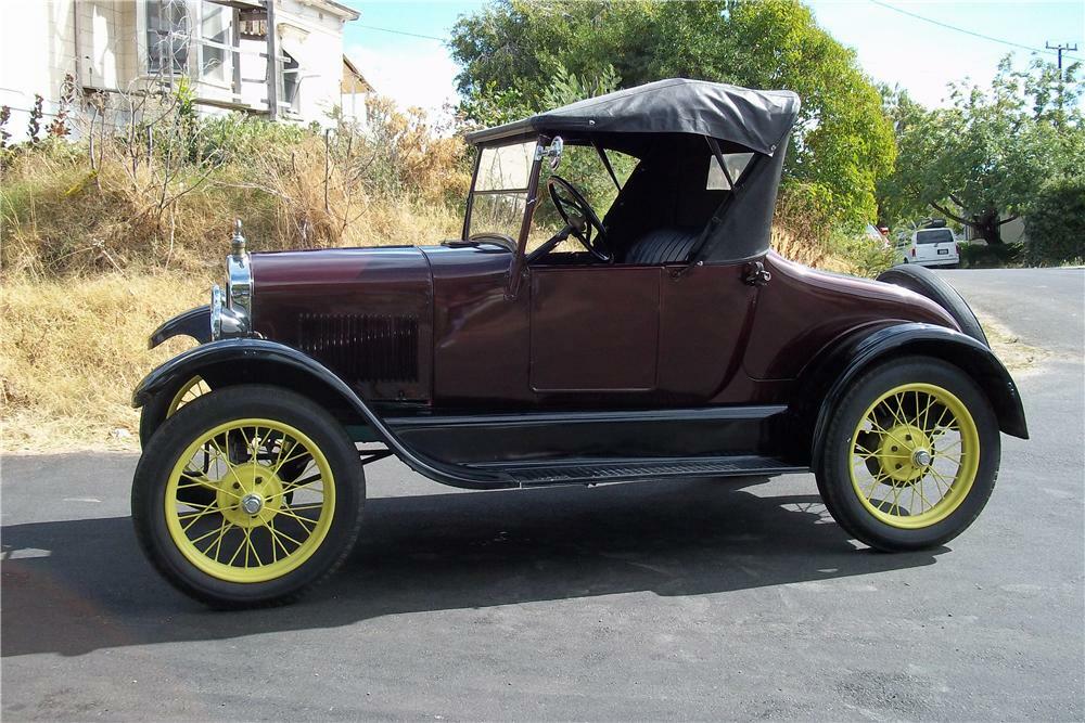 1927 FORD MODEL T ROADSTER - Side Profile - 96293.