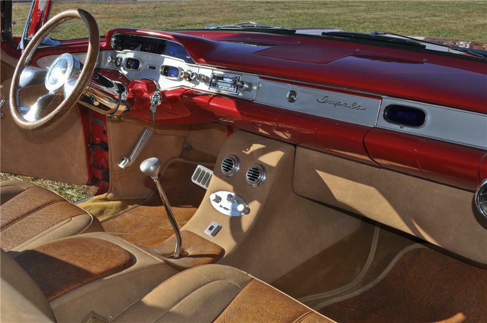 1958 CHEVROLET IMPALA CUSTOM 2 DOOR COUPE - Interior - 96347