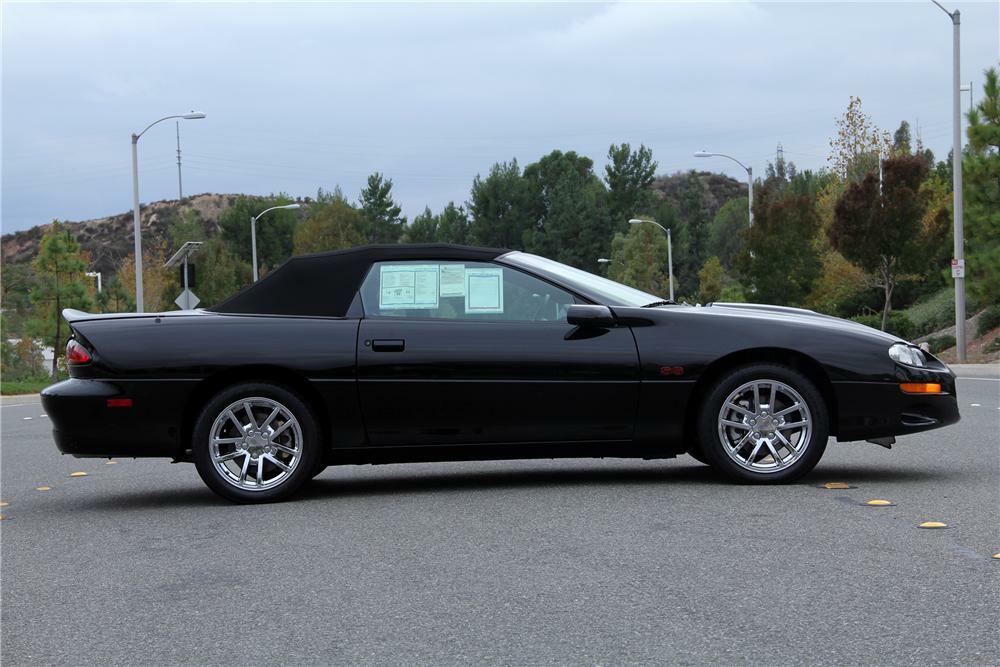 2002 CHEVROLET CAMARO Z/28 SS CONVERTIBLE - Side Profile - 96392