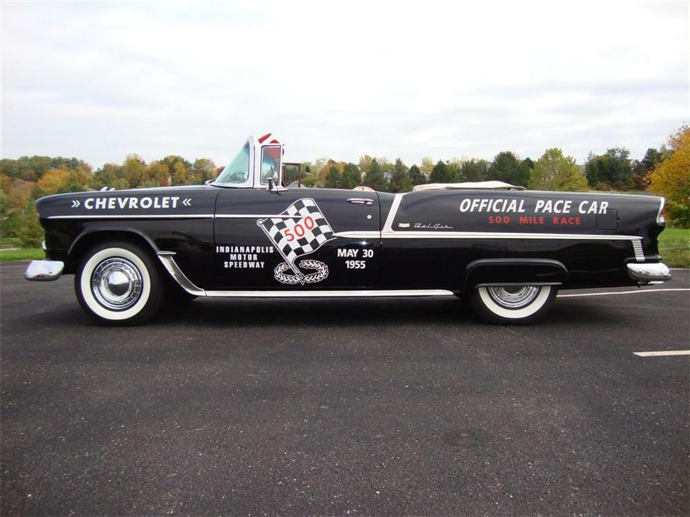 1955 CHEVROLET BEL AIR CONVERTIBLE PACE CAR TRIBUTE - Side Profile - 96398