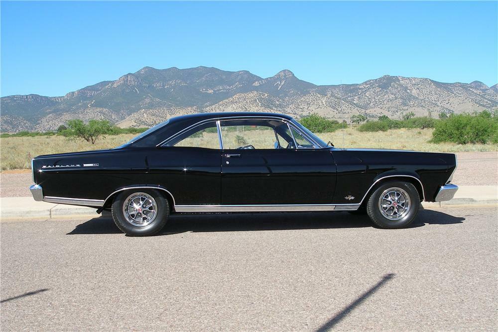 1966 FORD FAIRLANE 500 XL 2 DOOR HARDTOP - Side Profile - 96475
