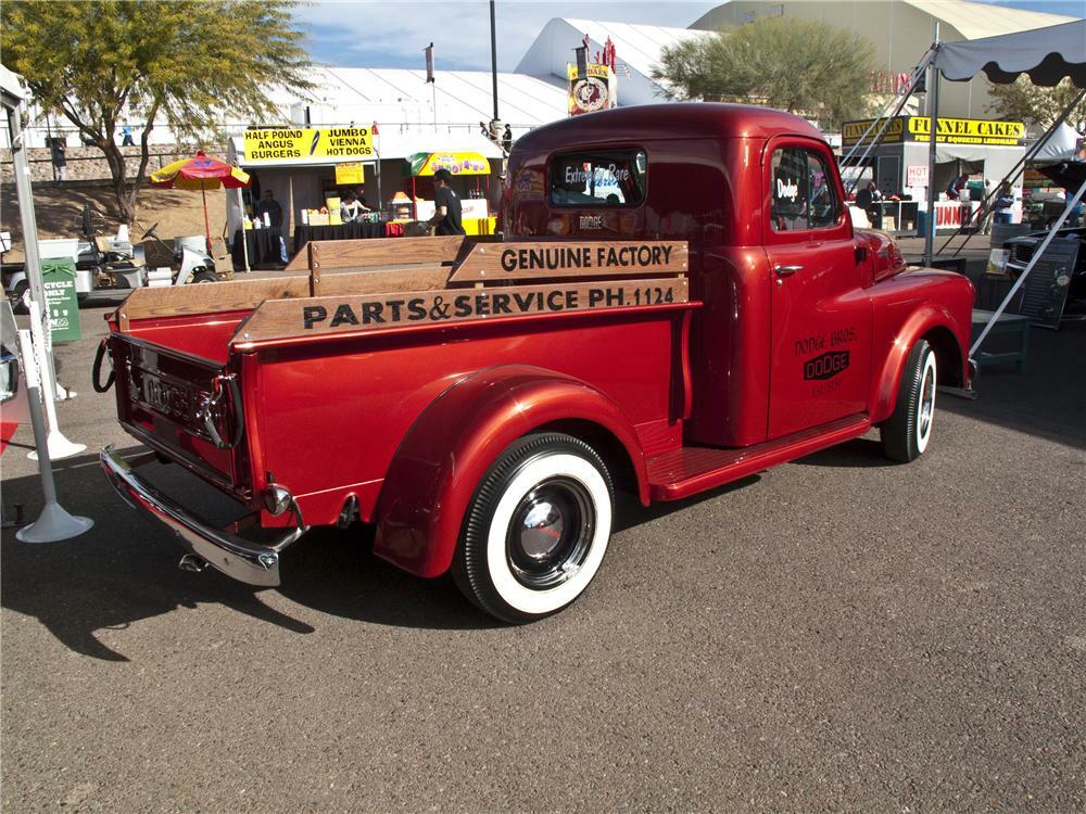 1951 dodge b 3b custom pickup barrett jackson