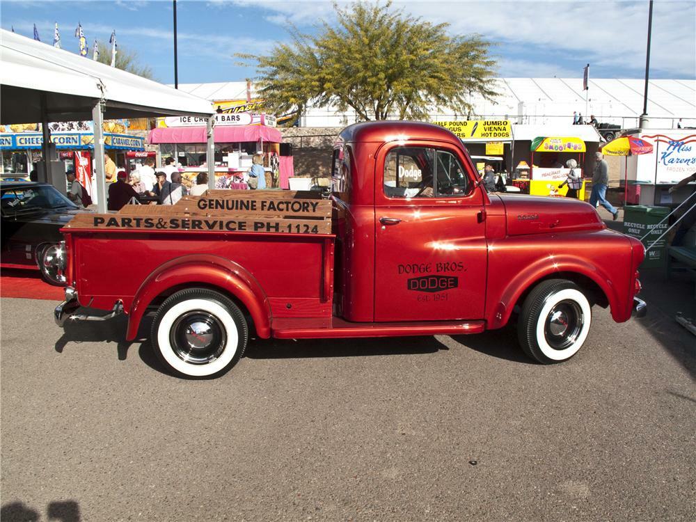 1951 dodge b 3b custom pickup barrett jackson