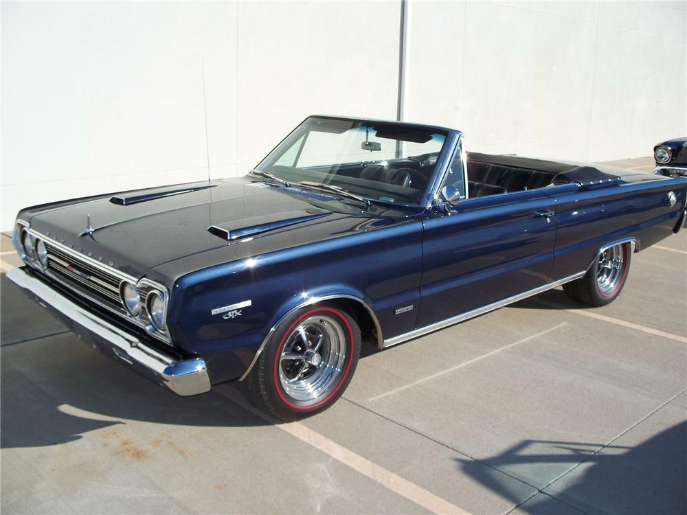 1967 Plymouth Gtx Custom Convertible 1967 Plymouth Gtx Custom Convertible Front 3 4 96564