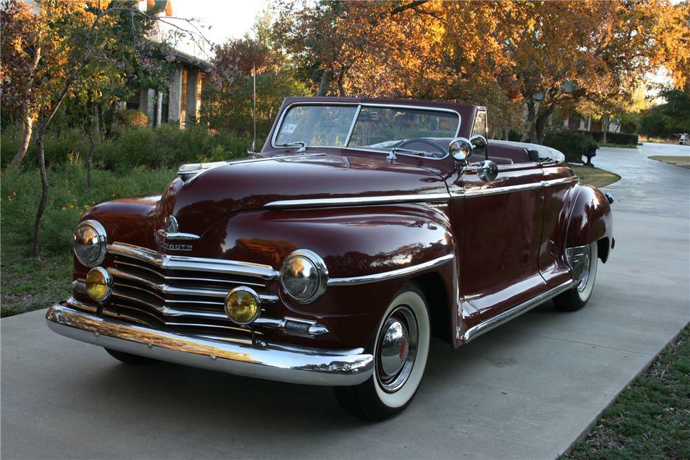 1948 PLYMOUTH SUPER DELUXE CONVERTIBLE - Front 3/4 - 96578