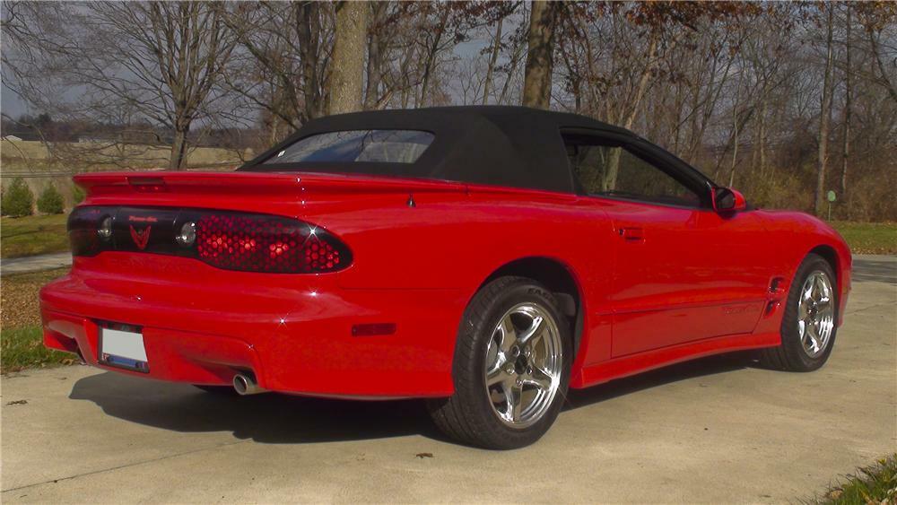 2000 PONTIAC FIREBIRD TRANS AM CONVERTIBLE - Rear 3/4 - 96601