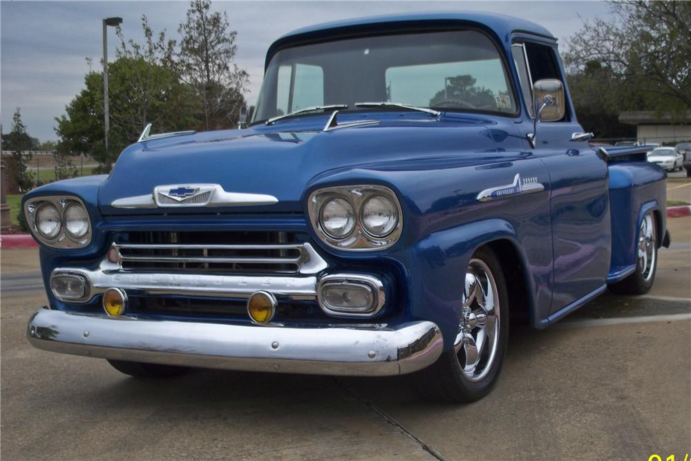 1958 chevrolet apache custom step side pickup 1958 chevrolet apache custom step side
