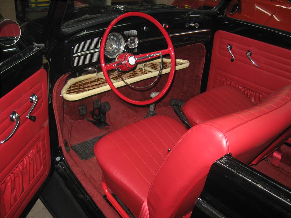 1961 VOLKSWAGEN BEETLE CUSTOM CONVERTIBLE - Interior - 97033