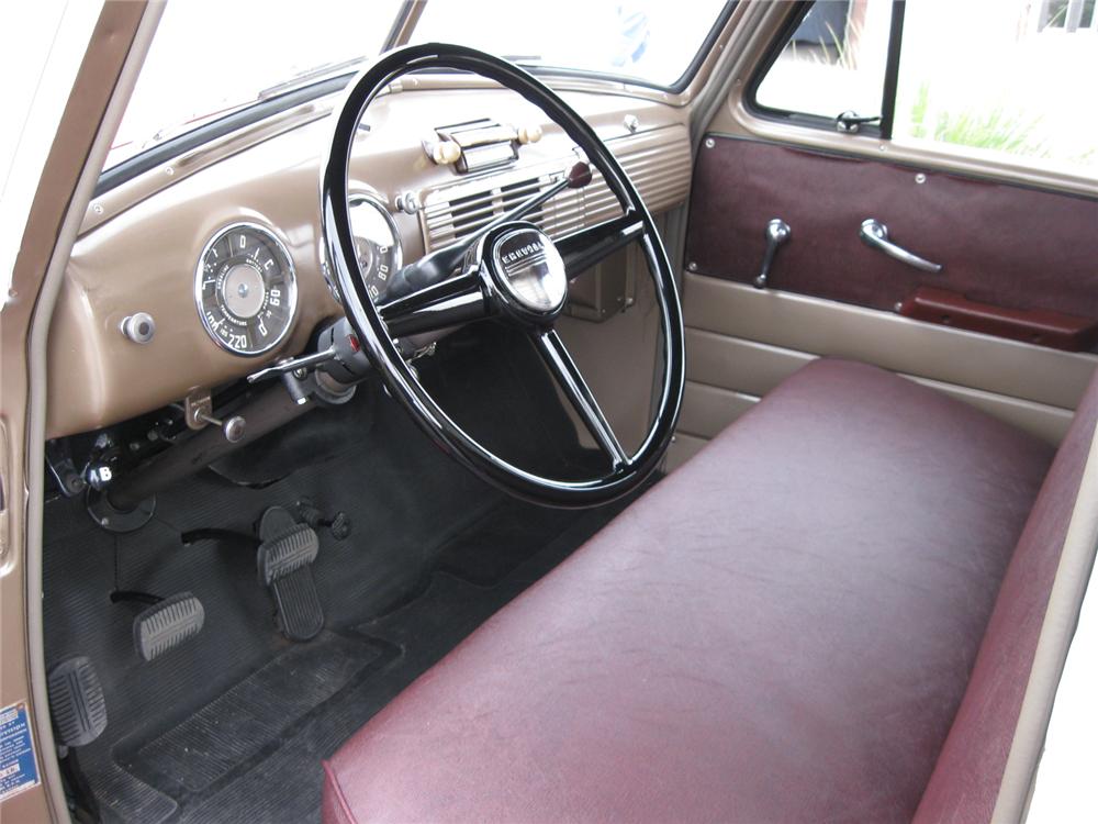 1953 chevy truck interior