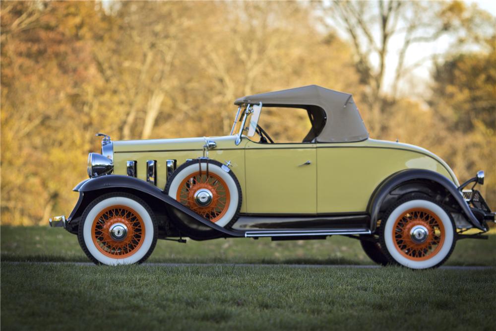 1932 CHEVROLET DELUXE ROADSTER - Side Profile - 97211