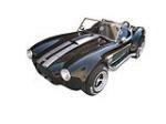 One of a kind 427 Cobra replica go-kart built by McLaren Restorations. - Front 3/4 - 113250