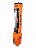 Perfectly restored 1950s U-Select-It 10-cent restored service station candy machine. - Front 3/4 - 211637