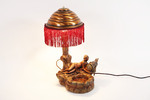 1929 NAKED LADY LAMP ASHTRAY - Front 3/4 - 253830