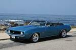 1969 CHEVROLET CAMARO CUSTOM CONVERTIBLE - Front 3/4 - 102037