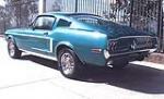 1968 FORD MUSTANG GT FASTBACK - Rear 3/4 - 108461