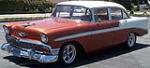 1956 CHEVROLET BEL AIR 4 DOOR CUSTOM SEDAN - Front 3/4 - 108476