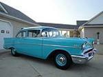 1957 CHEVROLET BEL AIR 2 DOOR SEDAN - Front 3/4 - 112669