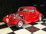 1934 FORD CUSTOM 2 DOOR COUPE - Front 3/4 - 112873