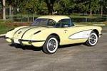 1958 CHEVROLET CORVETTE CONVERTIBLE - Rear 3/4 - 116023