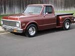 1971 CHEVROLET SHORT BED STEPSIDE CUSTOM PICKUP - Front 3/4 - 116434