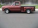 1971 CHEVROLET SHORT BED STEPSIDE CUSTOM PICKUP - Side Profile - 116434