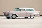 1957 CHEVROLET NOMAD 2 DOOR WAGON - Front 3/4 - 117105
