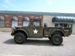 1953 DODGE M37 POWER WAGON 3/4 TON ARMED FORCES CARGO TRUCK - Side Profile - 130275