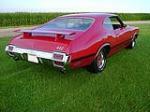 1971 OLDSMOBILE 442 2 DOOR COUPE - Rear 3/4 - 133026