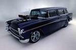 1955 CHEVROLET NOMAD CUSTOM WAGON - Front 3/4 - 137568
