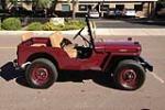 1952 WILLYS CJ3A  - Side Profile - 137614