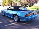 1989 CHEVROLET CAMARO RS CONVERTIBLE - Rear 3/4 - 138083