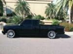 1990 CHEVROLET S-10 CUSTOM PICKUP - Side Profile - 138141
