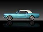 1966 FORD MUSTANG CONVERTIBLE - Side Profile - 138346