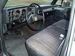 1987 CHEVROLET SILVERADO PICKUP - Interior - 151355