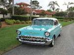 1957 CHEVROLET BEL AIR CUSTOM CONVERTIBLE - Front 3/4 - 151361