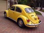 1970 VOLKSWAGEN BEETLE 2 DOOR SEDAN - Rear 3/4 - 151387