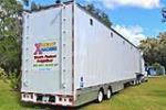 1991 WABASH 48 DROP DECK ENCLOSED TRAILER - Rear 3/4 - 151410