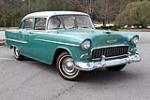 1955 CHEVROLET BEL AIR 4 DOOR SEDAN - Front 3/4 - 151986