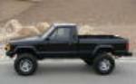 1990 JEEP COMANCHE CUSTOM PICKUP - Side Profile - 152122
