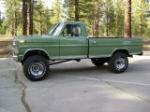 1971 FORD F-250 4X4 PICKUP - Side Profile - 154124