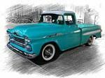 1958 CHEVROLET APACHE PICKUP - Front 3/4 - 154247
