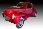 1941 WILLYS AMERICAR CUSTOM 2 DOOR COUPE - Front 3/4 - 160989