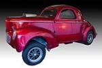 1941 WILLYS AMERICAR CUSTOM 2 DOOR COUPE - Side Profile - 160989