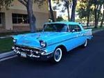 1957 CHEVROLET BEL AIR CONVERTIBLE - Front 3/4 - 161384