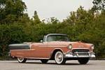 1955 CHEVROLET BEL AIR CONVERTIBLE - Front 3/4 - 161556