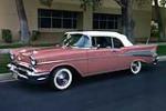 1957 CHEVROLET BEL AIR CUSTOM CONVERTIBLE - Side Profile - 170013