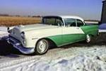 1954 OLDSMOBILE 98 2 DOOR HARDTOP - Front 3/4 - 170347