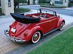 1963 VOLKSWAGEN BEETLE CONVERTIBLE - Rear 3/4 - 170848