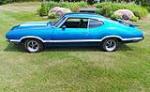 1971 OLDSMOBILE CUTLASS 442 2 DOOR HARDTOP - Side Profile - 177033