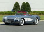 1961 CHEVROLET CORVETTE CONVERTIBLE - Front 3/4 - 177446